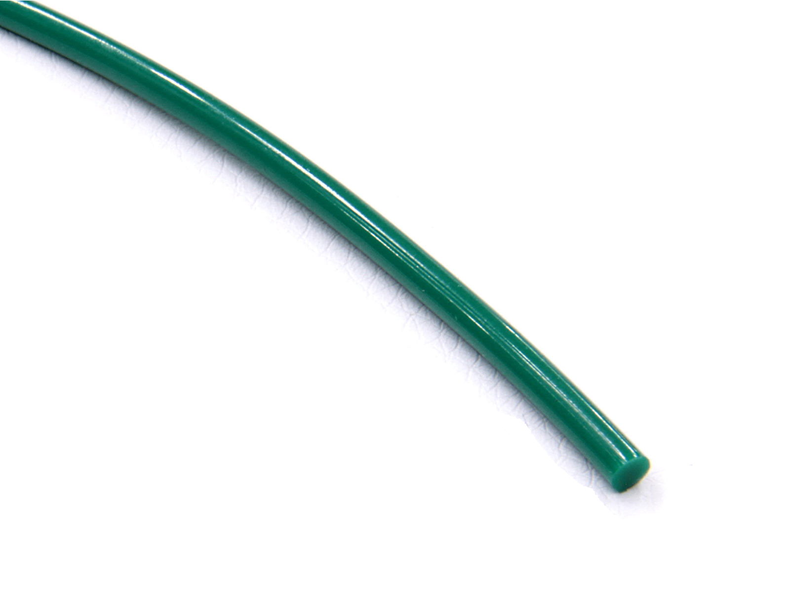 PU - Treibriemen für Spinnräder 4mm, grün glatt - Meterware