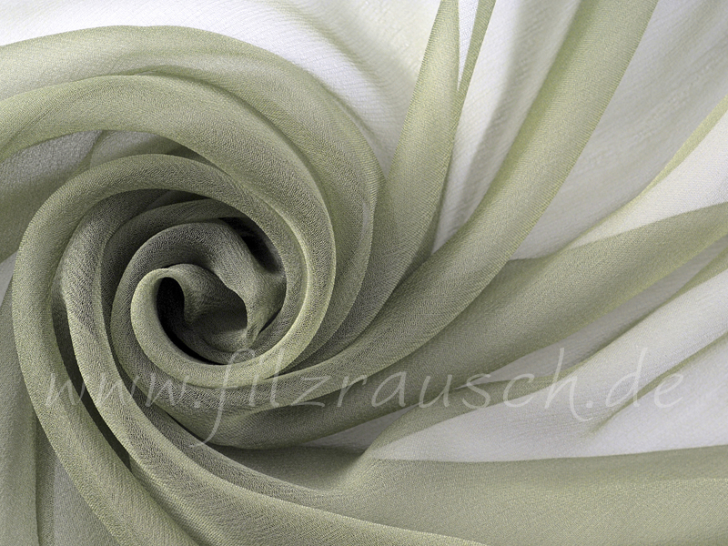 Chiffon 3,5 - khakigrau 110 cm breit pro 1 Meter