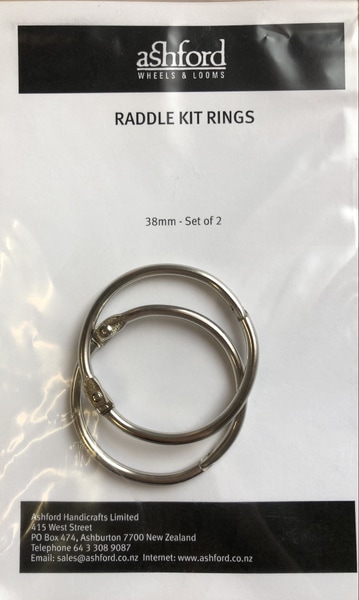 Ashford Kreuzleistenringe CRING38P D11287 - 2 Stück/Packung