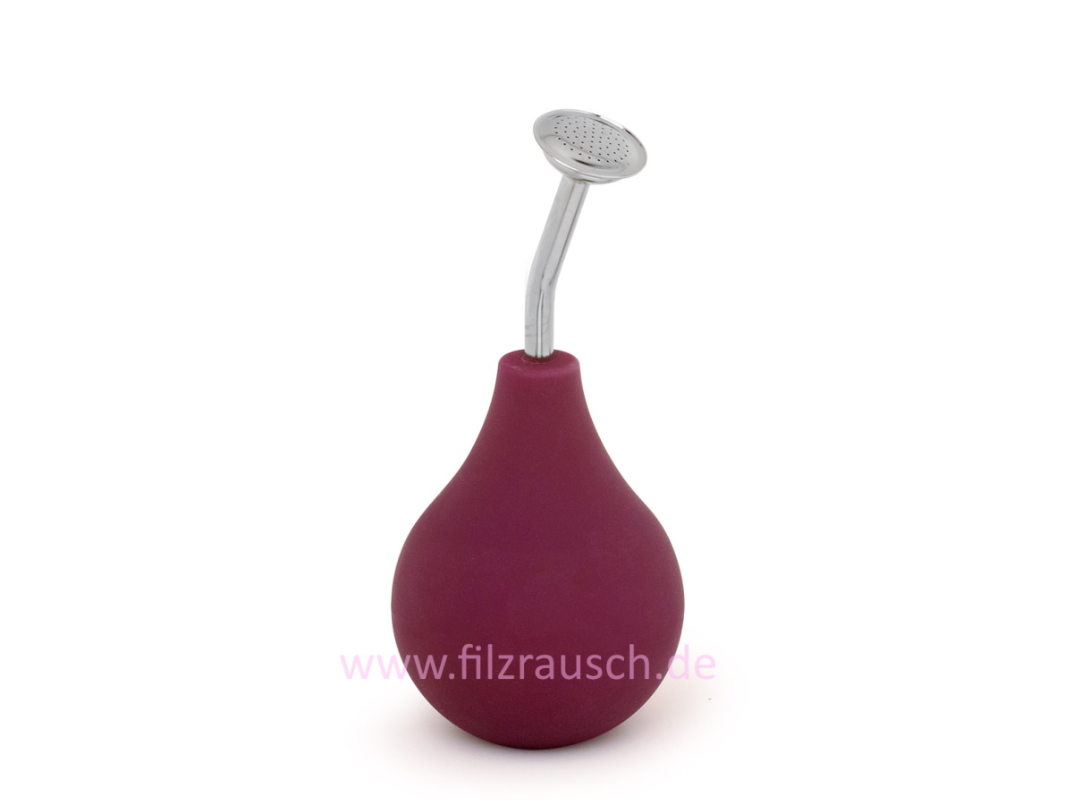 Filzbrause (Ballbrause) 250ml - brombeerrot 1 Stück