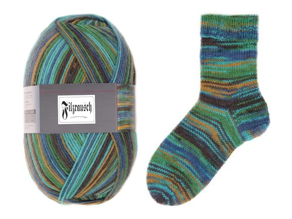 Sockengarn 6-fädig Irland donagal bay 67-58, 420m 75%Wolle - 25% Polyamid - 150g