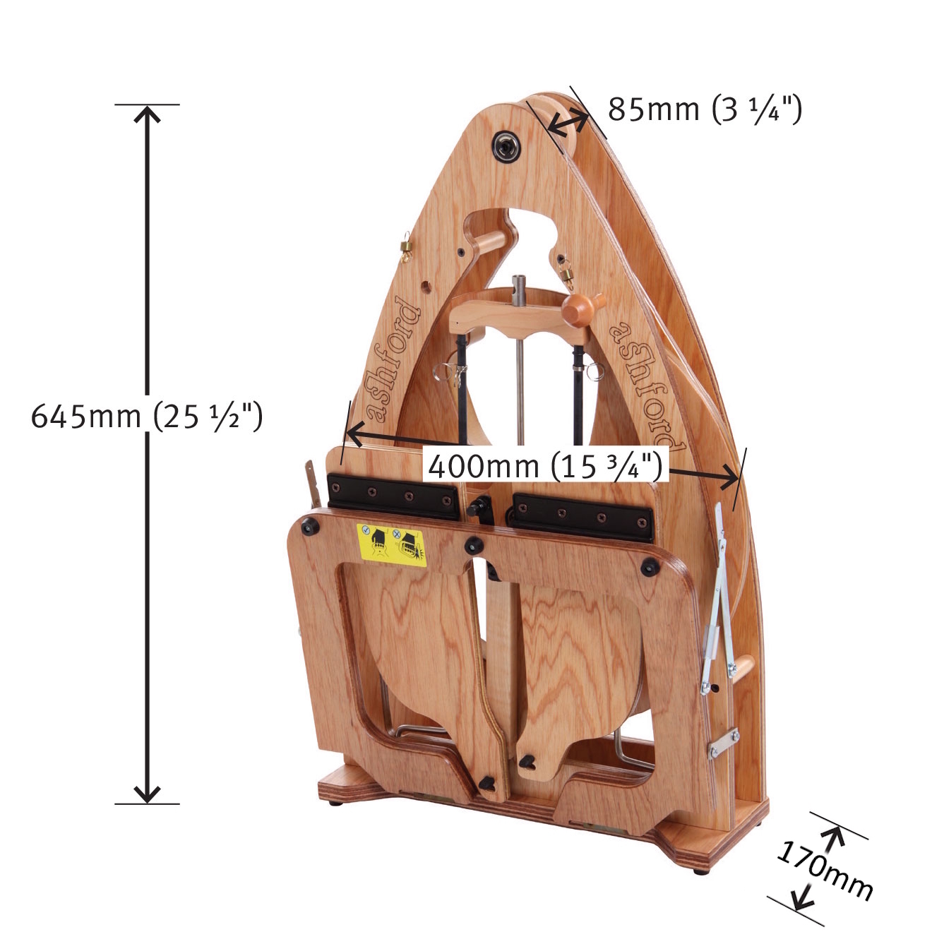 Ashford JOY 2, Doppeltritt, JSWDT2CB, lackiert, mit Tasche D10022