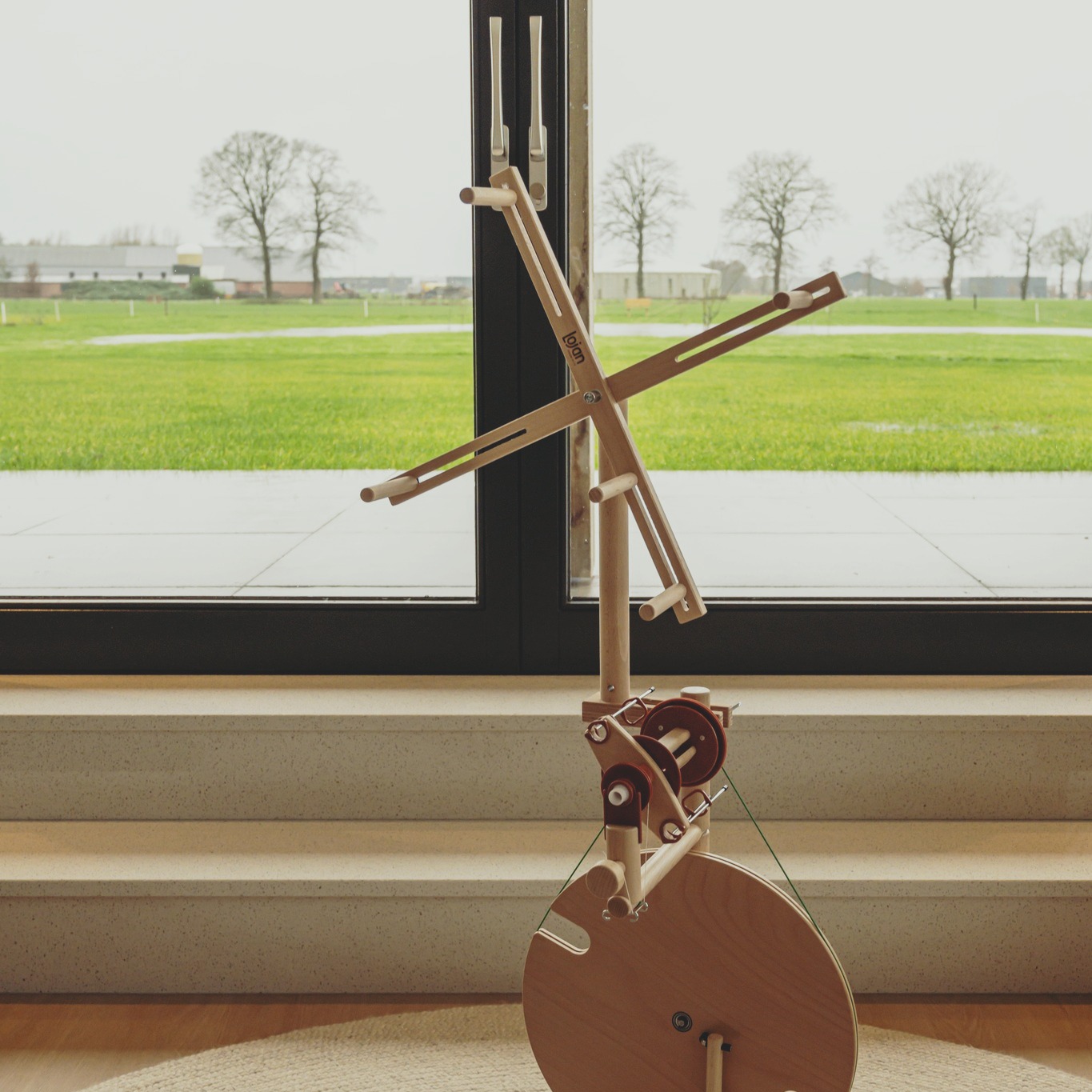 Lojan Haspel (LJ1001) variabel 65-150cm für Tisch und Buddy Spinnrad