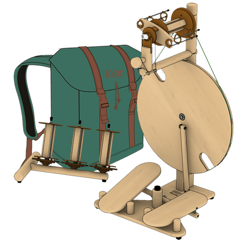 Lojan Travel Buddy - Doppeltritt Reisespinnrad (LJ0003)