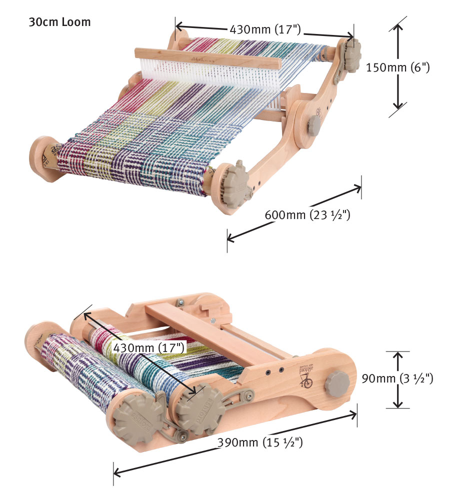 Ashford Knitters Loom KL3COM, lackiert 30cm