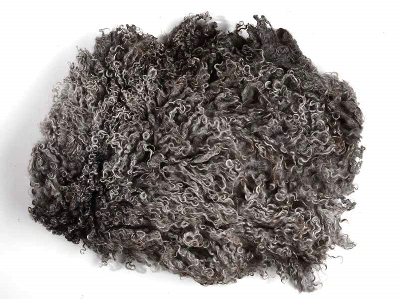 Toupetlocken - grau mittelfein 1 kg - aktuell nur noch a´kg Tüten