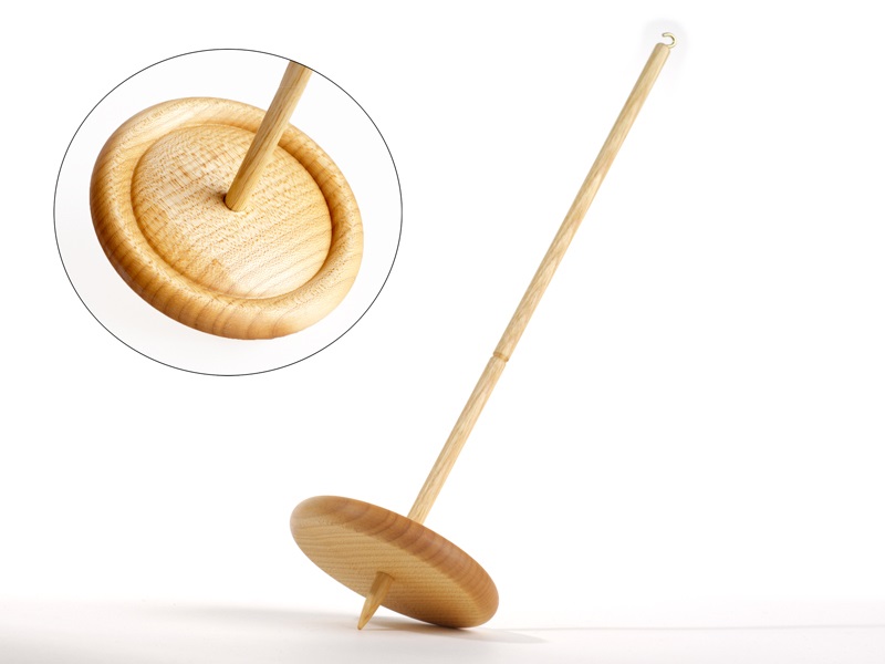 Filzrausch Handspindel Drehwurm geölt 80mm (50g)