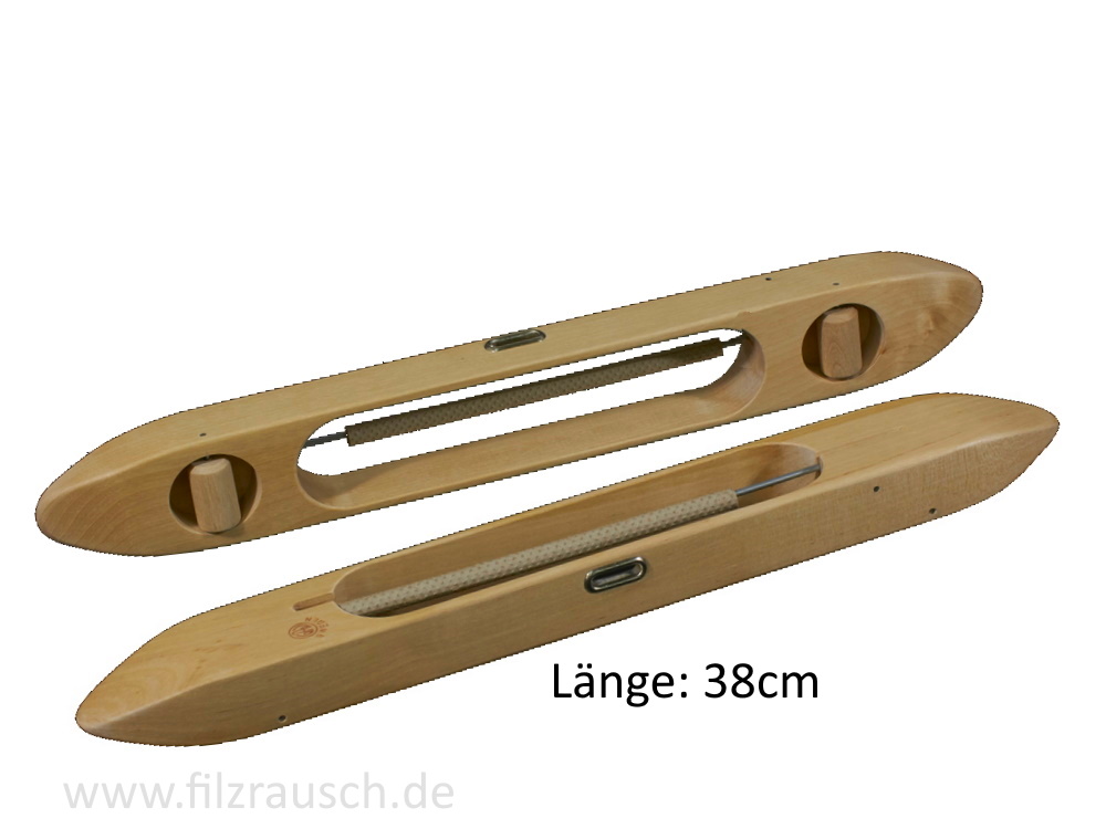 Glimakra Handschütze / Webschiffchen mit Rollen, ohne Boden