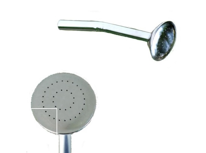 Filzbrause (Ballbrause) - Ersatzdüse mit kurzem Hals, 9,5cm - 1 Stück