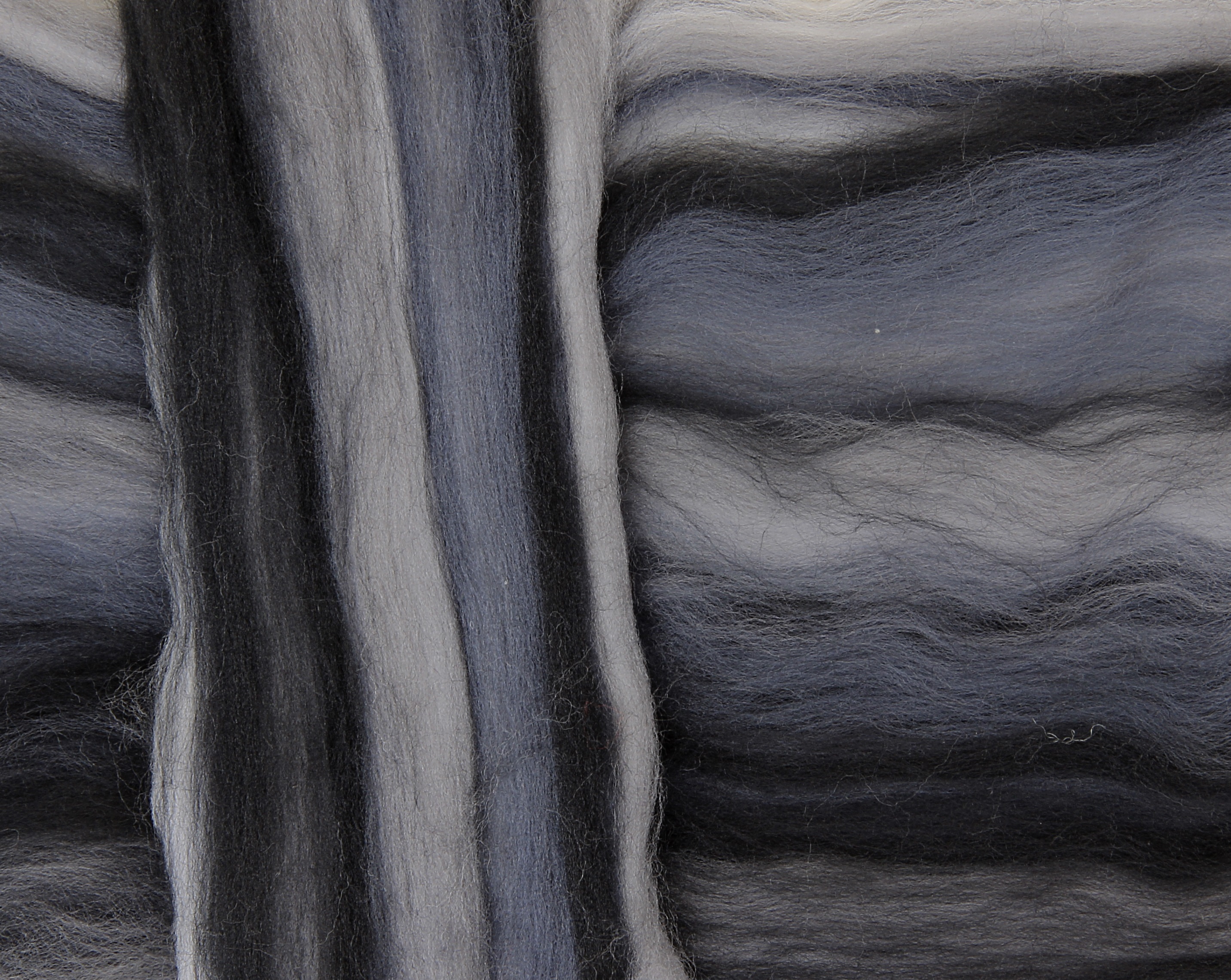 Merino-Melange - antiksilber superfein 16 mic im Band