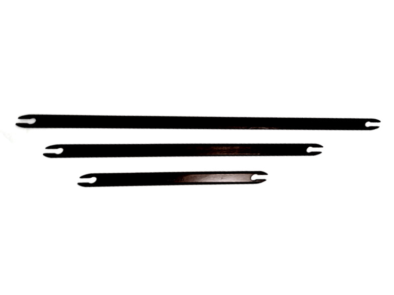 Kromski Webschiffchen - Stick shuttles, walnuss gebeizt
