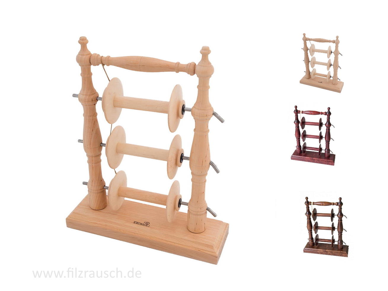 Kromski Lazy Kate mit Bremse aufrecht/gerade - Vertical Lazy Kate