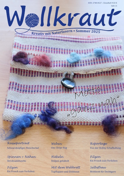 Wollkraut - Kreativ mit Naturfasern Heft 15 (Zeitschrift)