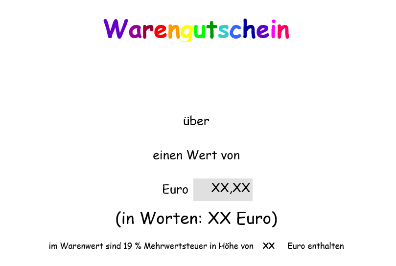 Warengutschein