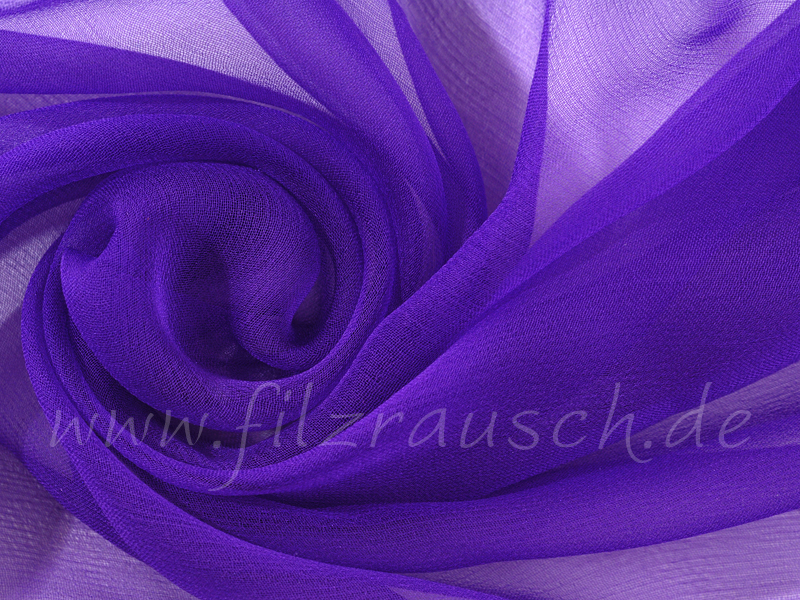 Chiffon 3,5 - lila 110 cm breit pro 1 Meter