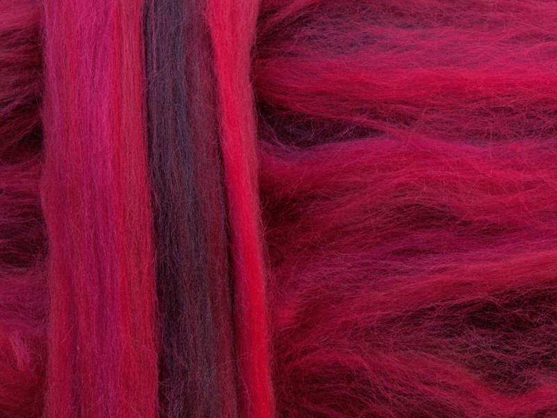Merino-Melange - waldbeeren superfein 16 mic im Band