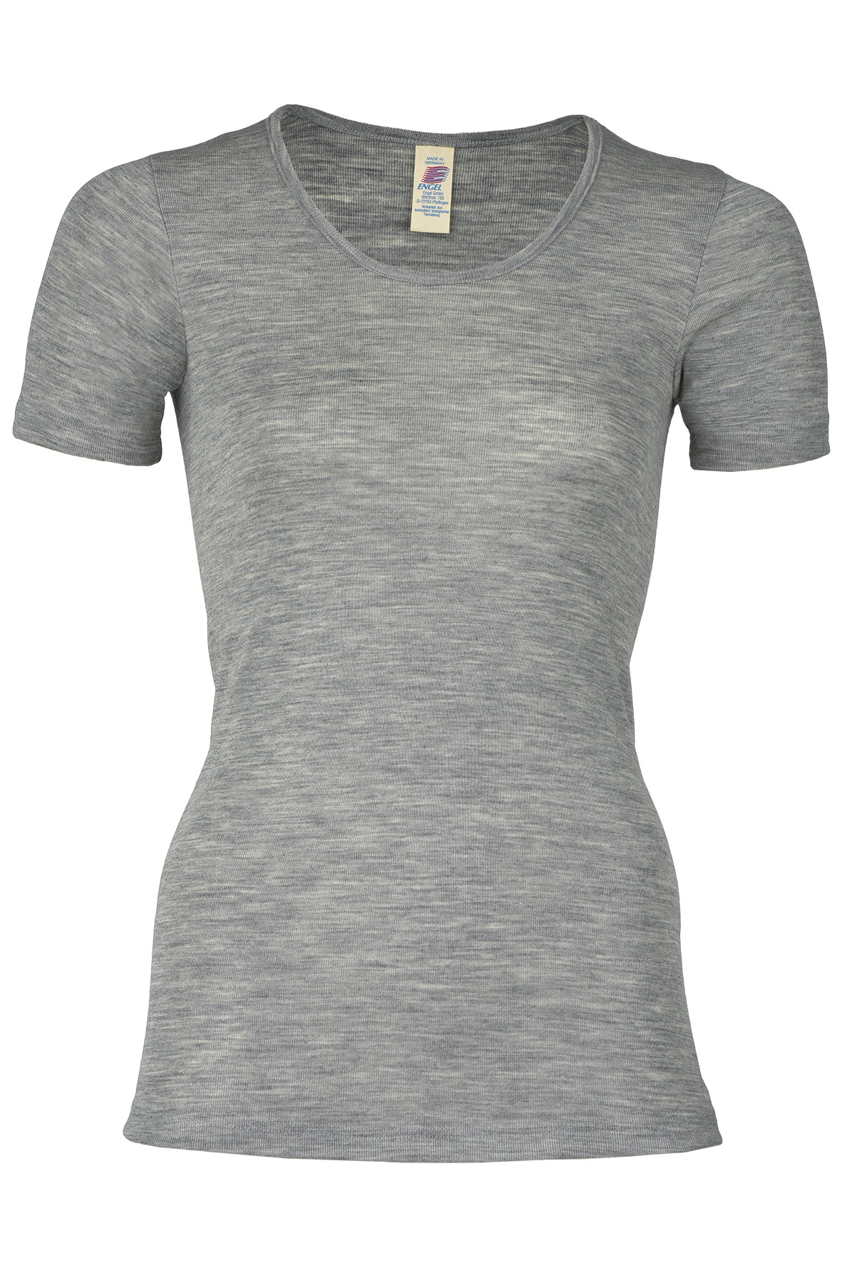 Damen-Shirt, kurzarm, 70%Wolle 30%Seide (Bio-GOTS, IVN)