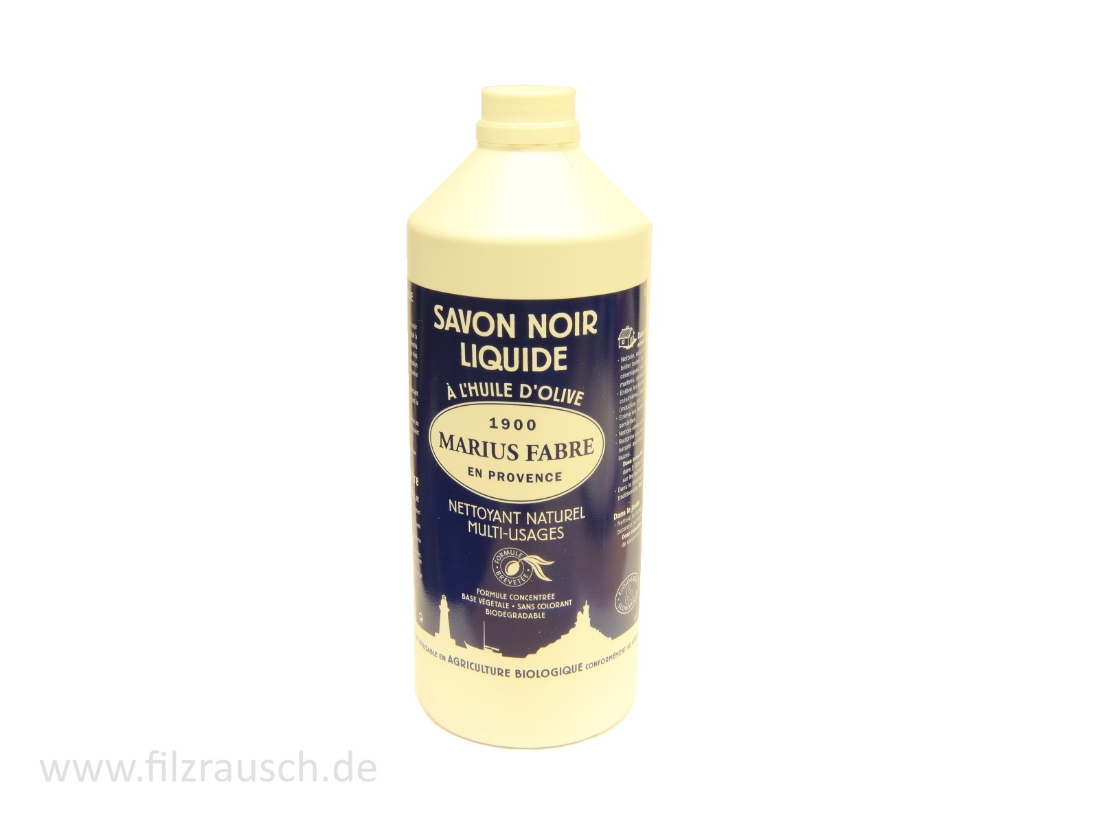 Schwarze Olivenseife Savon Noir - 1 Liter