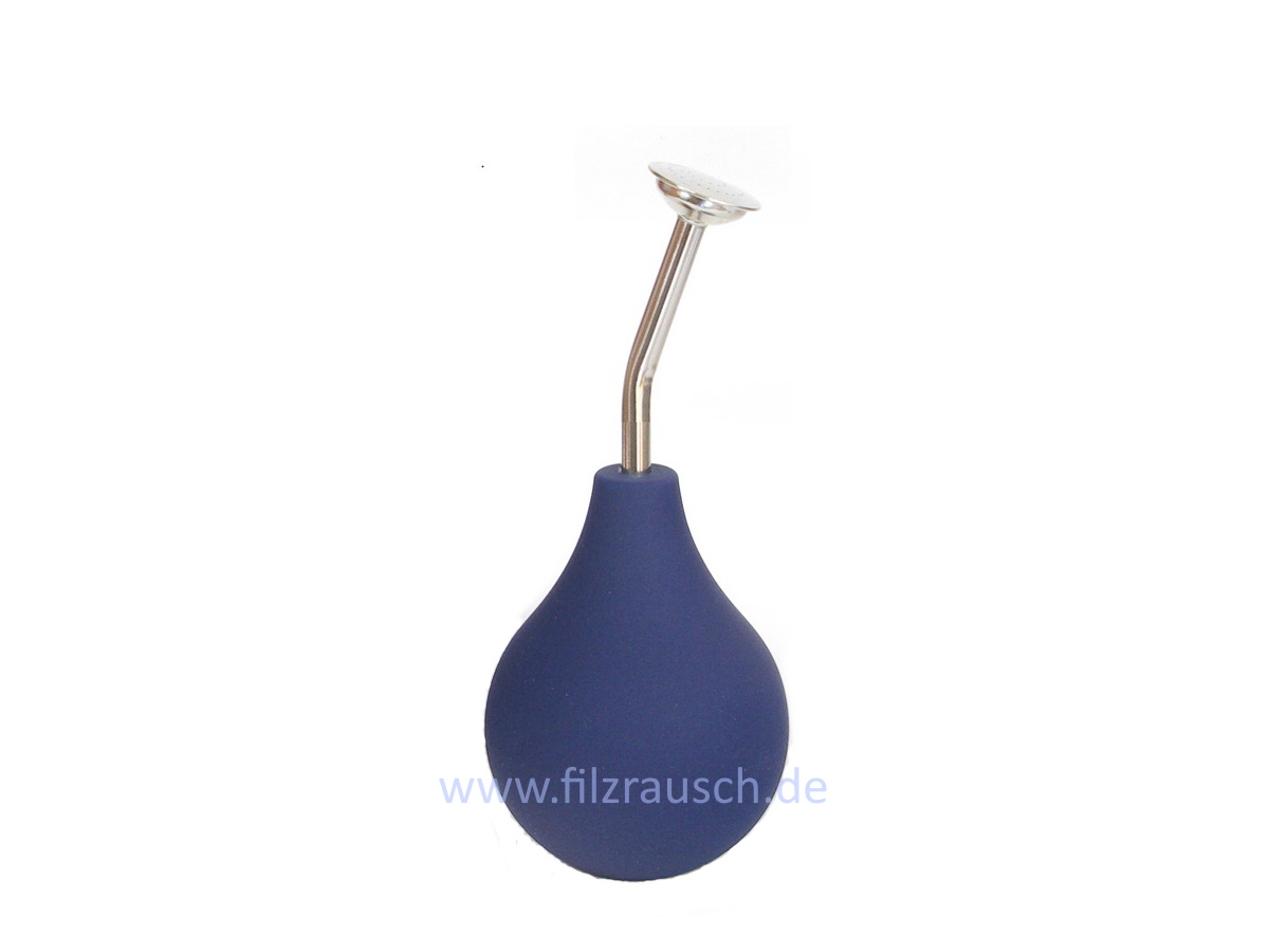 Filzbrause (Ballbrause) 250ml - blau 1 Stück