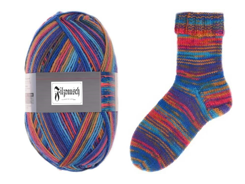 Sockengarn 6-fädig Irland malby 67-52, 420m 75%Wolle - 25% Polyamid - 150g