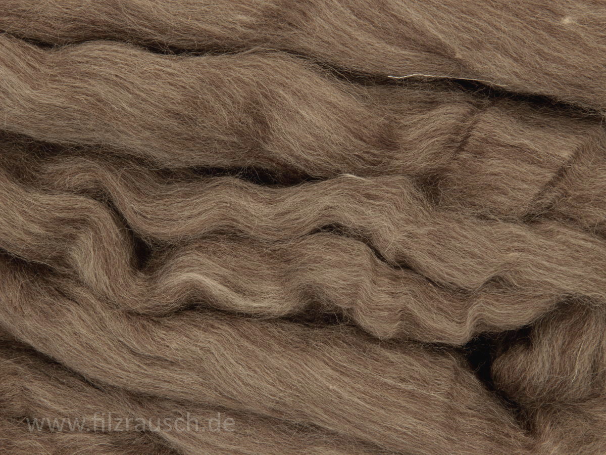 Bluefaced Leicester (BFL) - wieselbraun fein 26 mic im Band