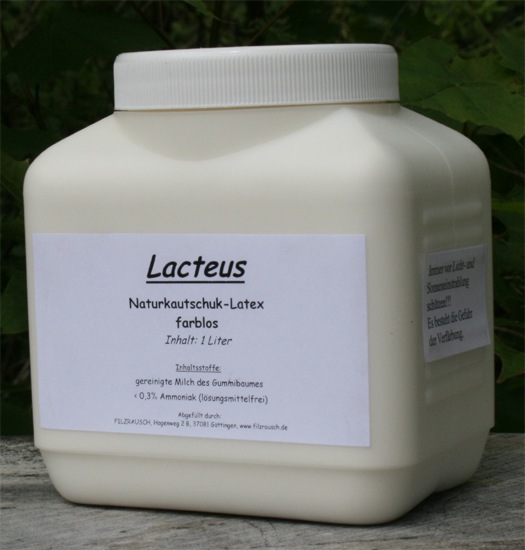 Naturkautschuk  Latex - farblos flüssig 1 Liter