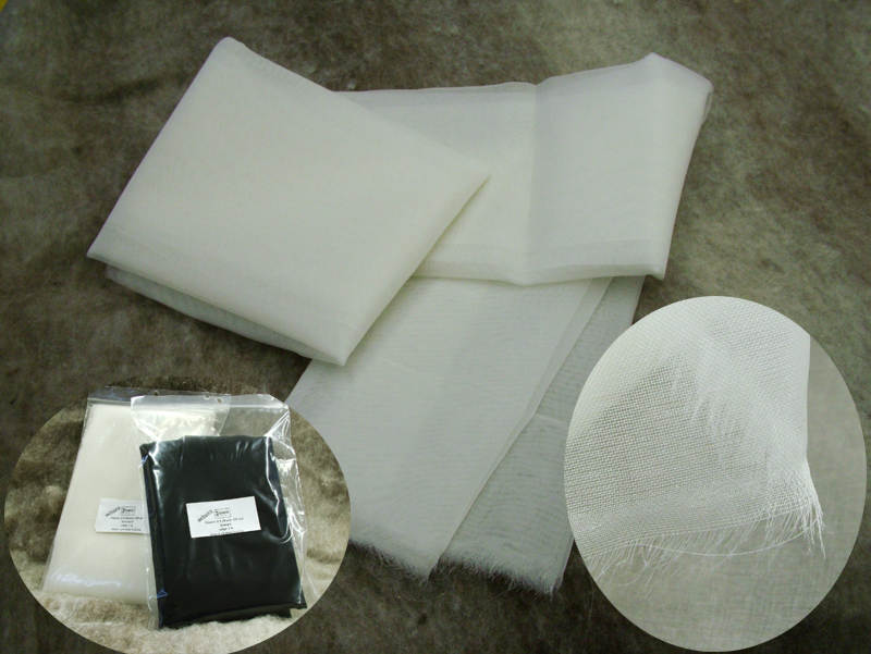 Sonderposten 13,50 € Organza Schal 2,8 naturweiß 180x42 cm -20% OLS001X