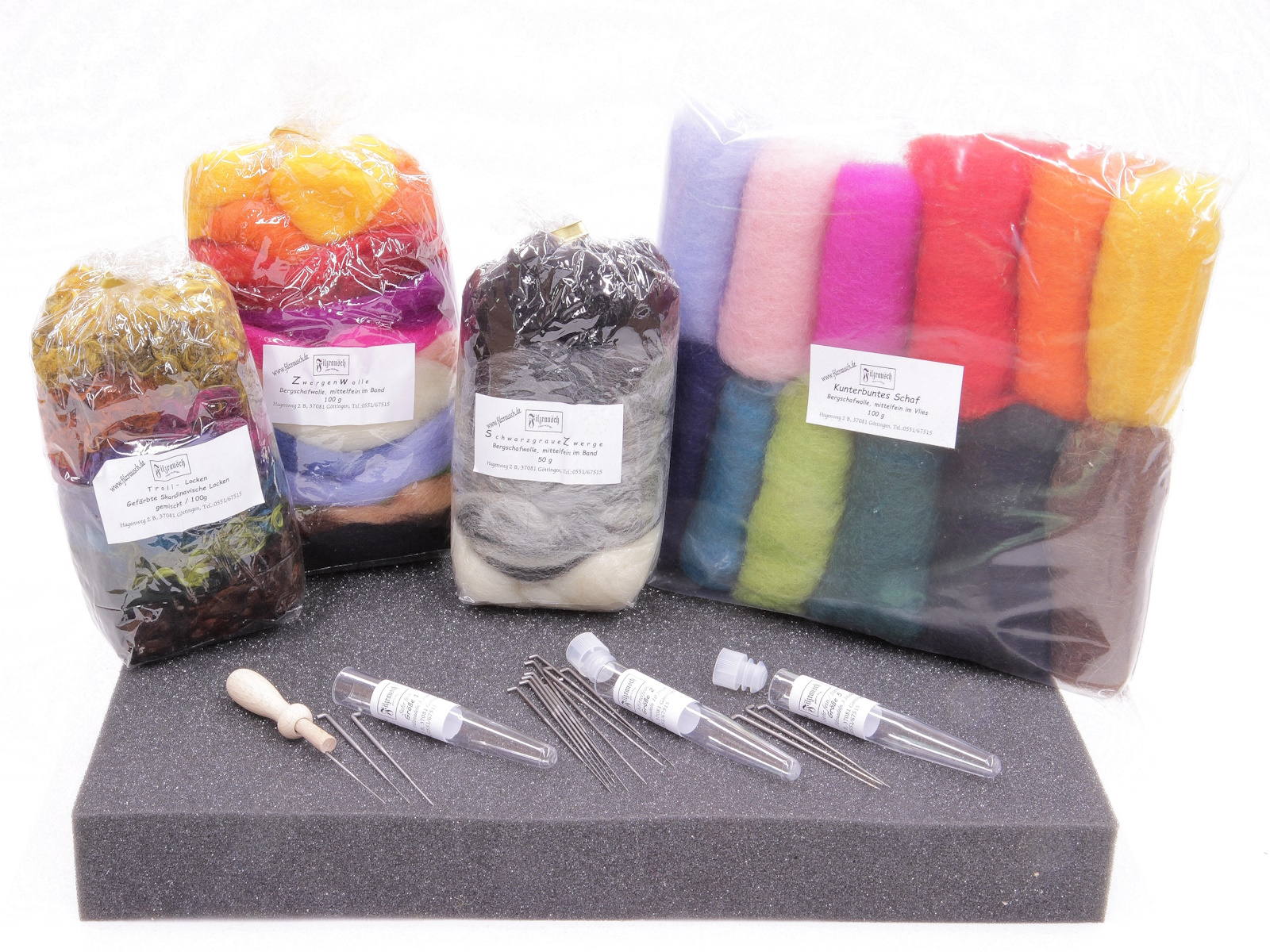 Trockenfilzen Starter-Set Nadelfilzen -