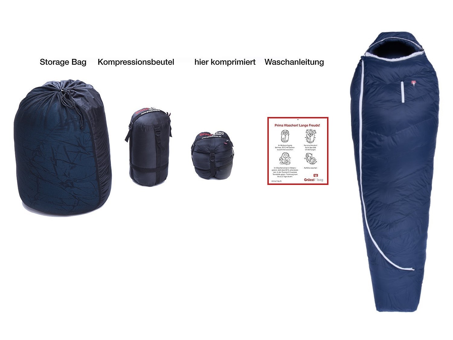 Lieferung auf Anfrage - Biopod DownWool Ice 2.0 - 200 / -8°C 1600g Füllung:Wolle/Daune