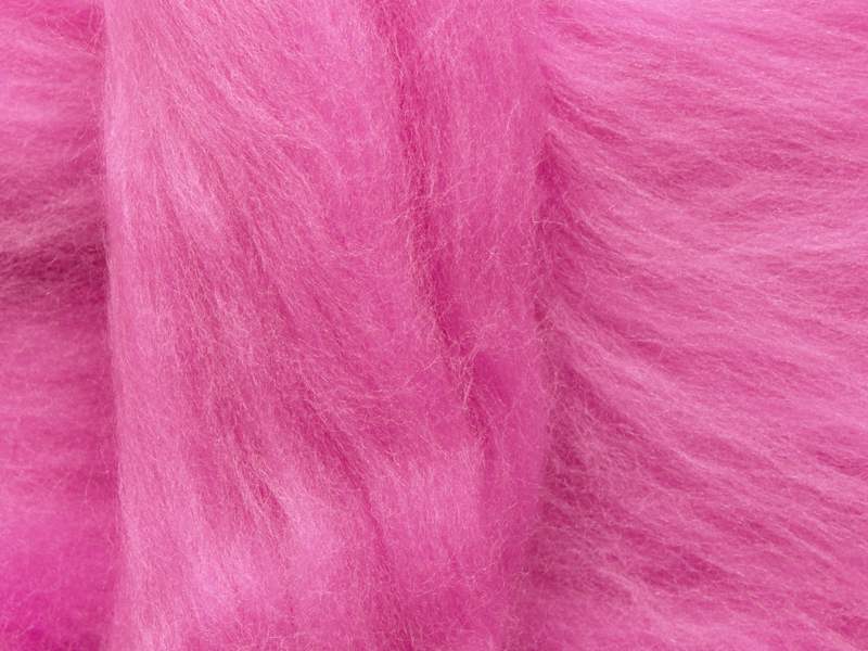 Merinowolle - prinzessin lilly rosa superfein 16 mic im Band