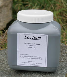 Naturkautschuk  Latex - schwarz flüssig 1 Liter