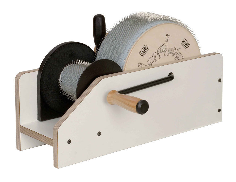 Louet Kardiermaschine Junior mit Handkurbel, Louet - 10 cm Walze, 72ppi (KP0100)