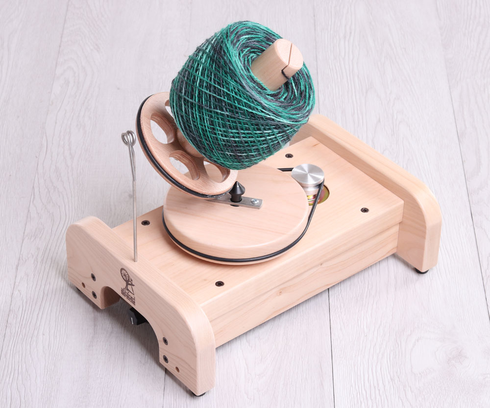 NEU Ashford Wollwickler Knäulwickler EBW elektrisch ball winder lackiert