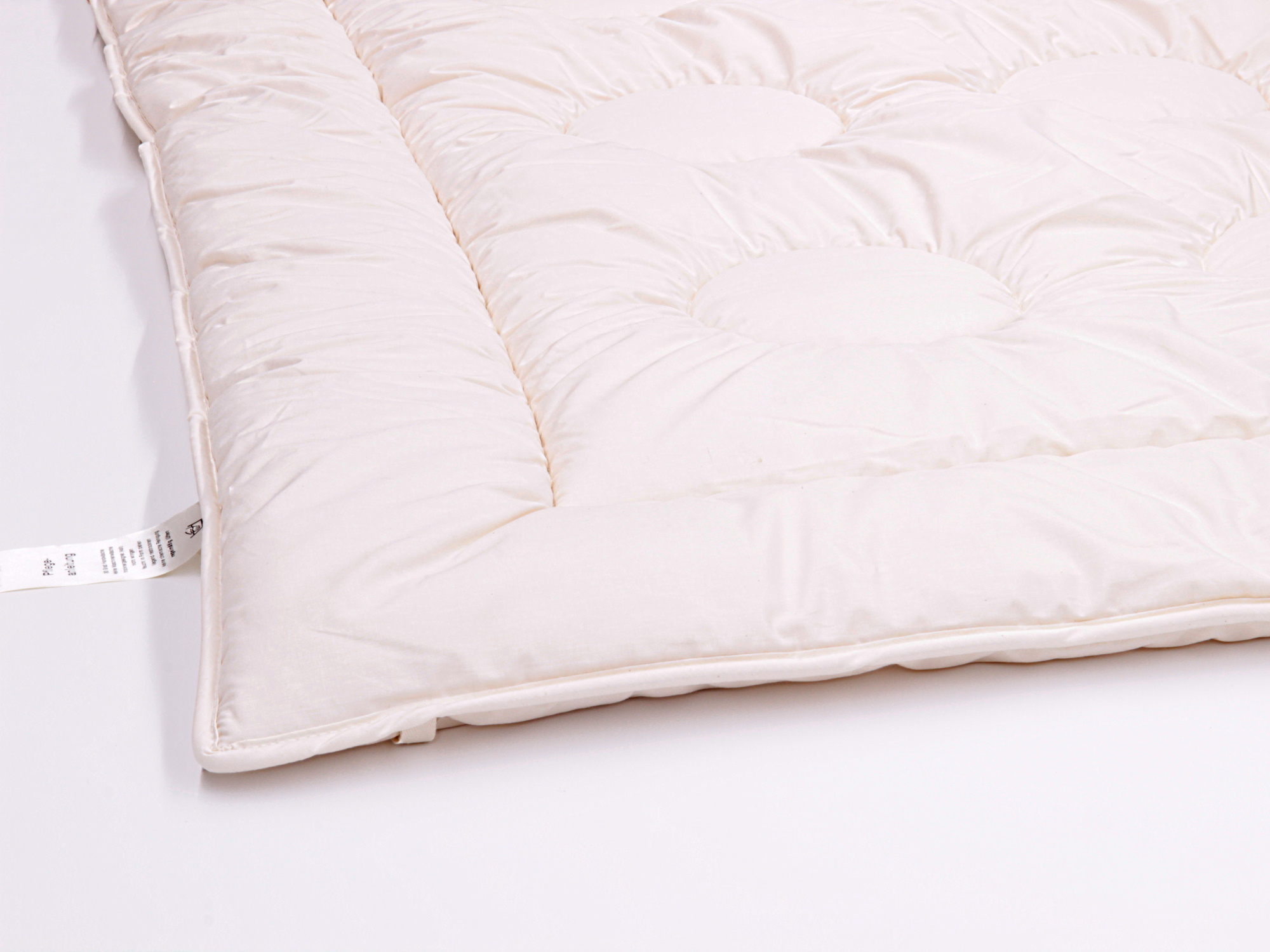 ÖKO-Duo-Steppdecke warm/flexibel - 155 x 200cm 2600g Wolle (kbT)