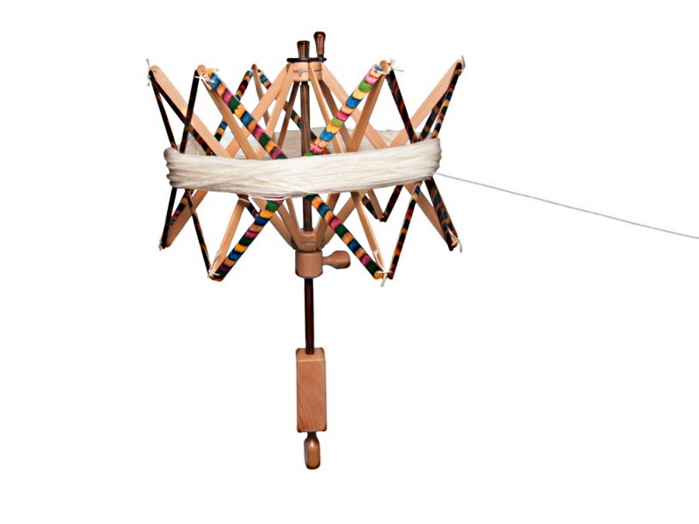 KnitPro Haspel/Strangwickler aus Holz bunt Signature (35001)