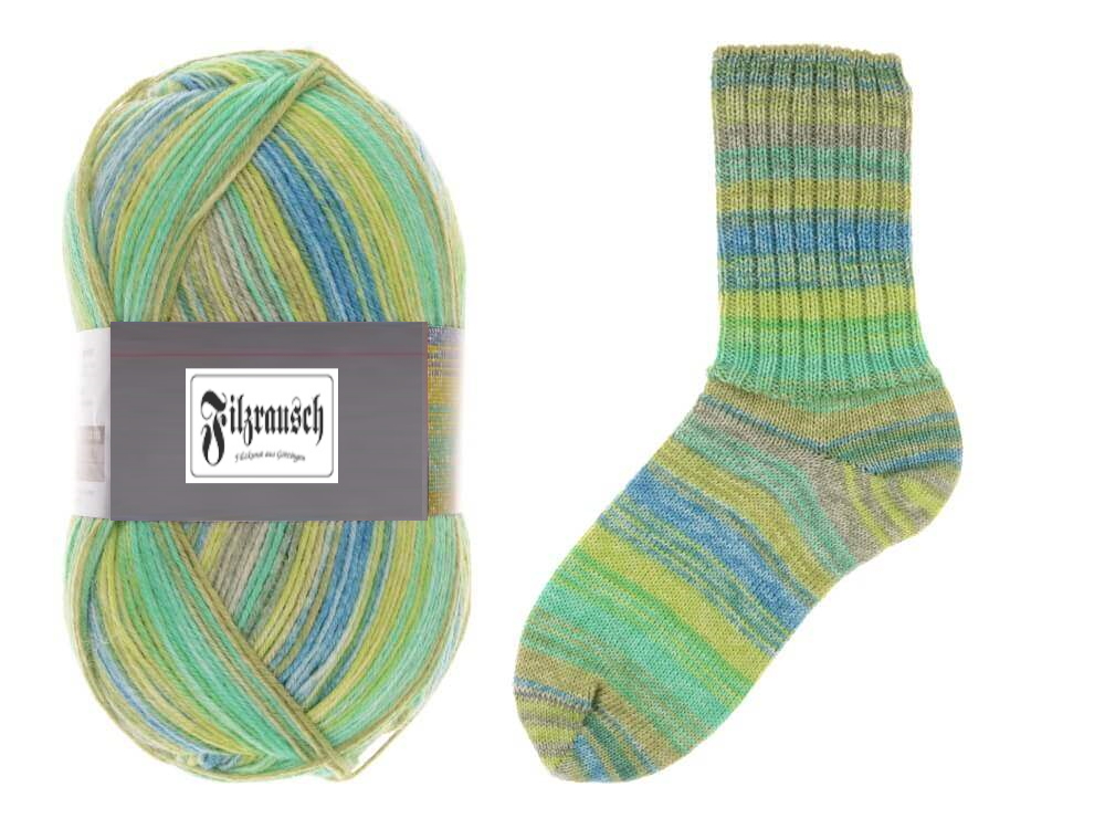 Sockengarn 4-fädig missippi 30-40, 420m 75%Wolle - 25% Polyamid - 100g
