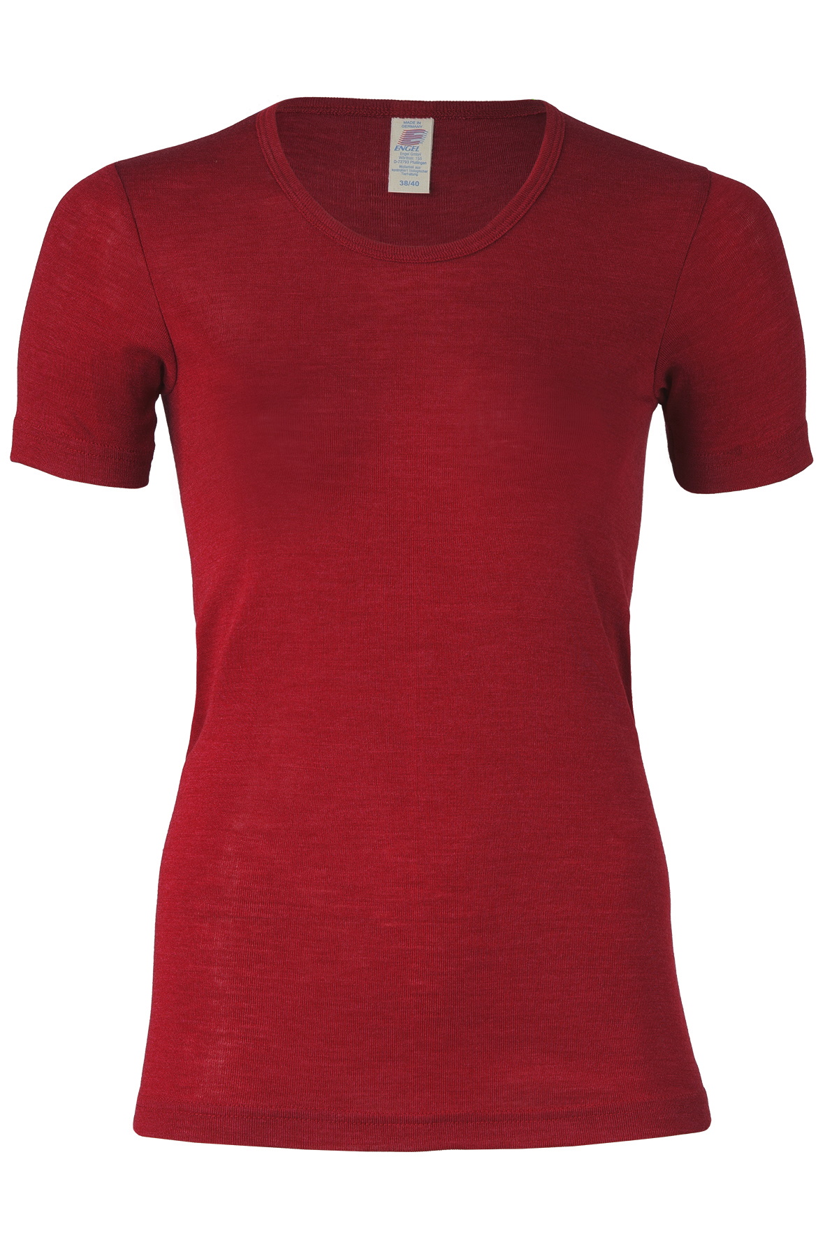Damen-Shirt, kurzarm, 70%Wolle 30%Seide (Bio-GOTS, IVN)