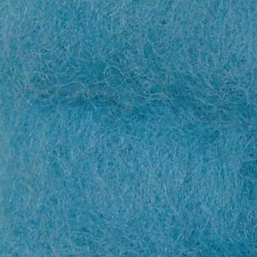 wieder lieferbar - Merinowolle (bunt) - himmelblau extra fein im Vlies