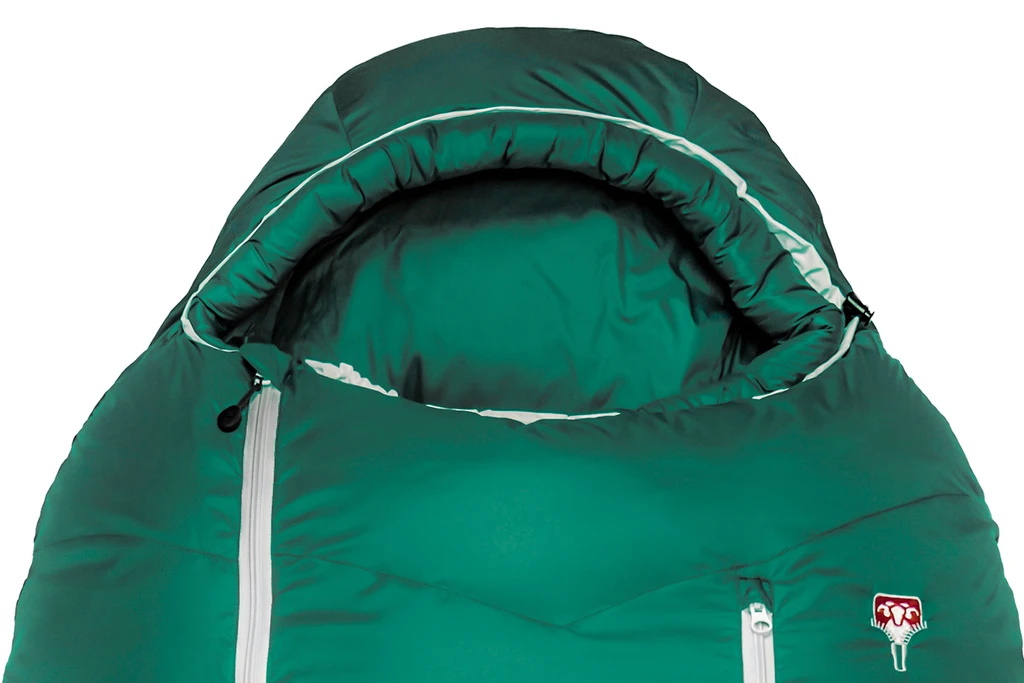 Biopod DownWool Subzero 2.0 long 185 grün  / -2°C 1100g,  Füllung:Wolle/Daune