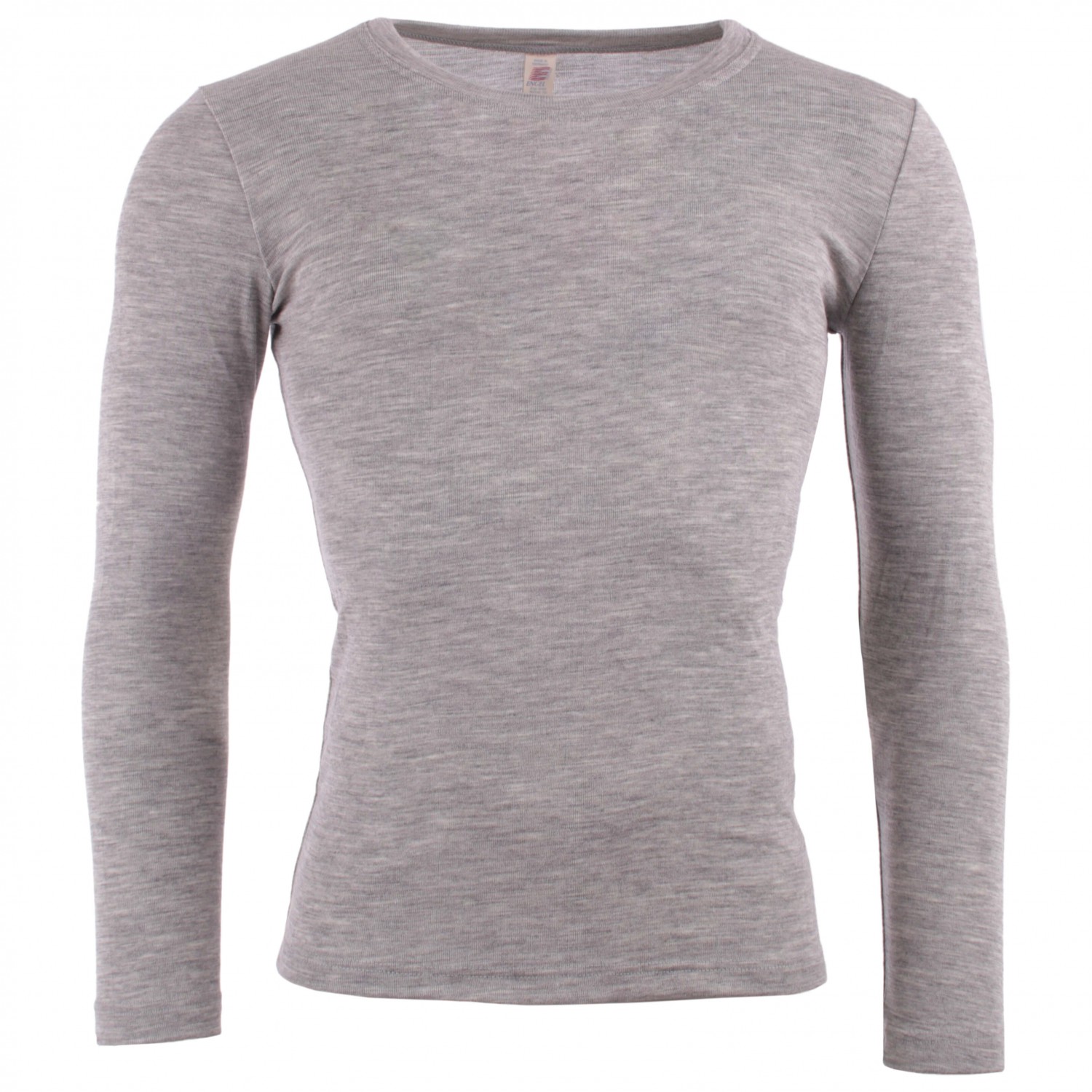 Herren-Shirt mit langem Arm, 70% Wolle (kbT)/30% Seide  (Bio-GOTS)