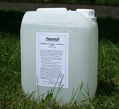 Neemöl, (Mottenschutz) - Kanister 5 Liter