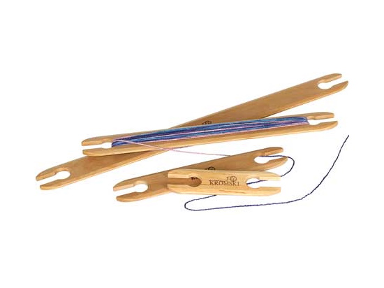 Kromski Webschiffchen - Stick shuttles, klar lackiert