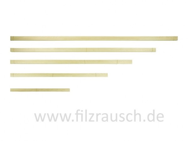 Louet Kettstäbe/Schärstreifen/Warp sticks aus Holz 16 Stück