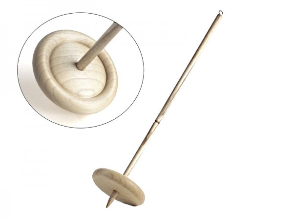 Filzrausch Handspindel Drehwurm geölt 70mm