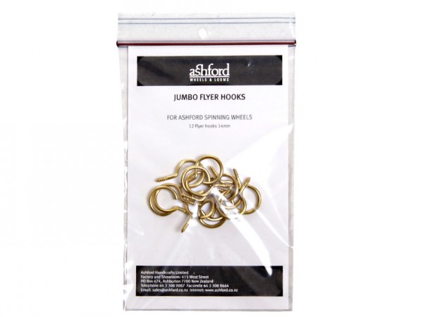 Ashford Ersatz-Haken für Spinnflügel 13mm JFLHKP 12Stück