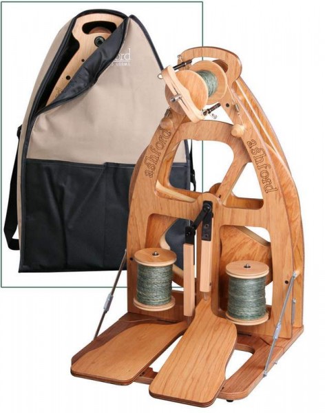 Ashford JOY 2, Doppeltritt, lackiert, mit Tasche