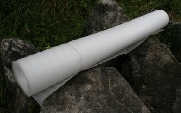 Sonderposten 2,40€/m Trittschallfolie 5mm stark, 1m breit, 1,85m Rest -20% TSFS1