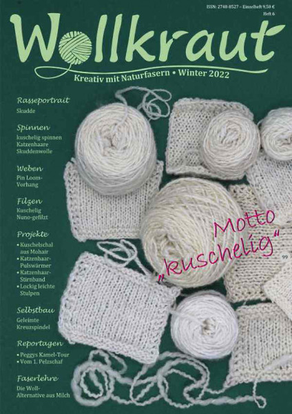 Wollkraut - Kreativ mit Naturfasern Heft 6 (Zeitschrift)