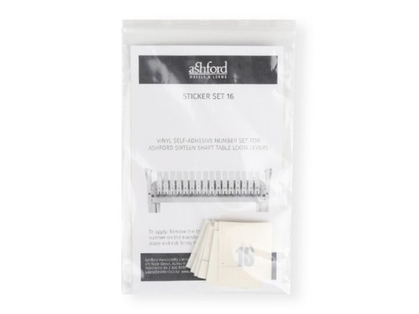 Ashford Table Loom Sticker 16 Schaft