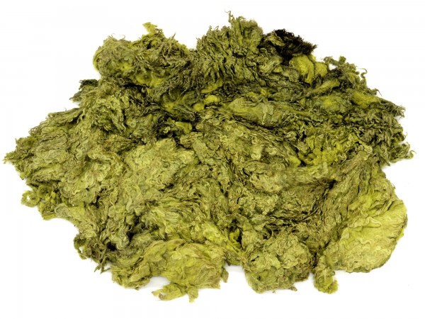 Sonderposten Toupetlocken - hellgrün mittelfein 1kg - gefärbt